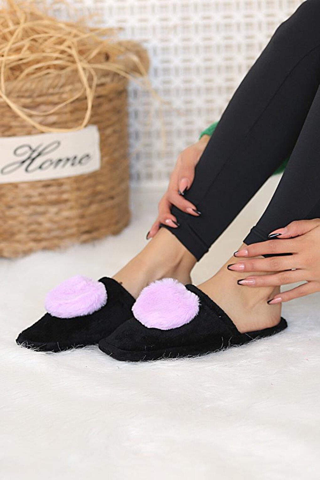 Heart Thermal Sole Women's House Slippers 001-76-21