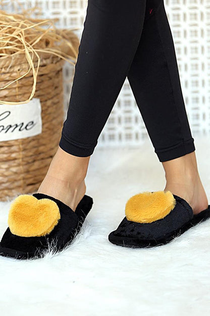 Heart Thermal Sole Women's House Slippers 001-76-21