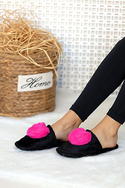 Heart Thermal Sole Women's House Slippers 001-76-21