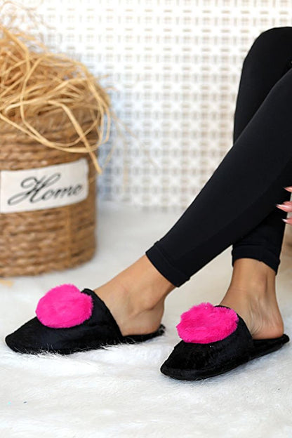 Heart Thermal Sole Women's House Slippers 001-76-21