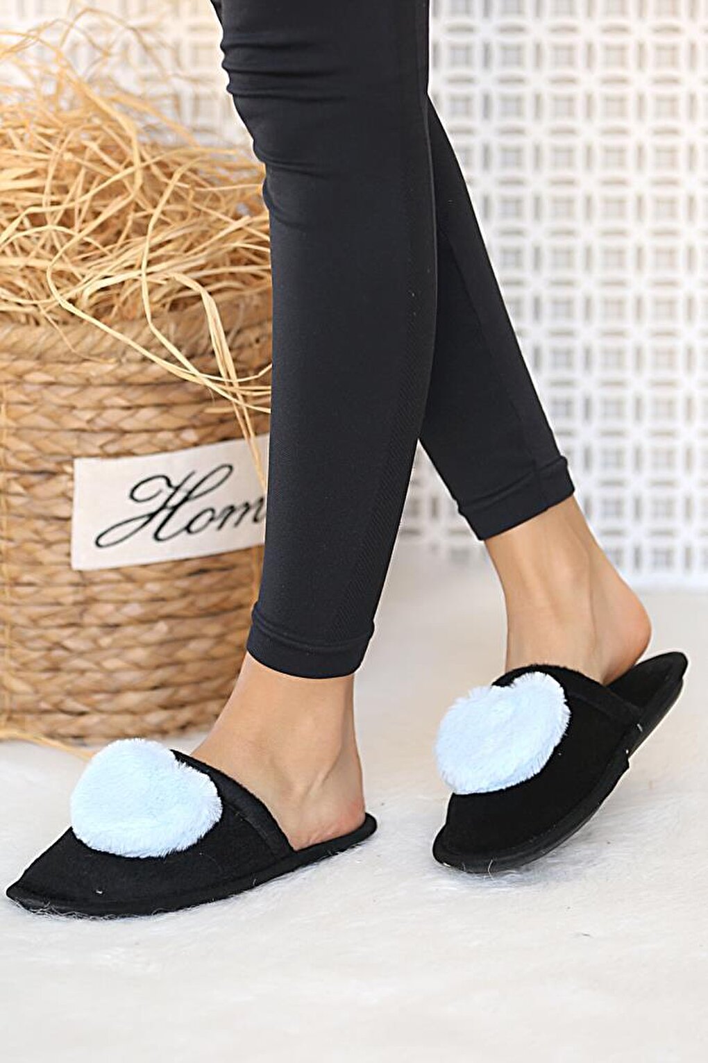 Heart Thermal Sole Women's House Slippers 001-76-21