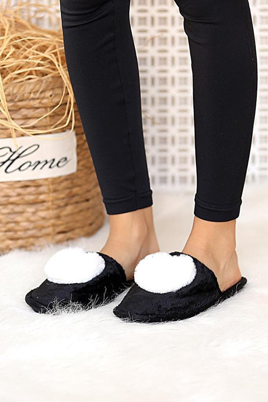 Heart Thermal Sole Women's House Slippers 001-76-21