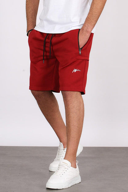 Claret Red Capri Shorts 5443