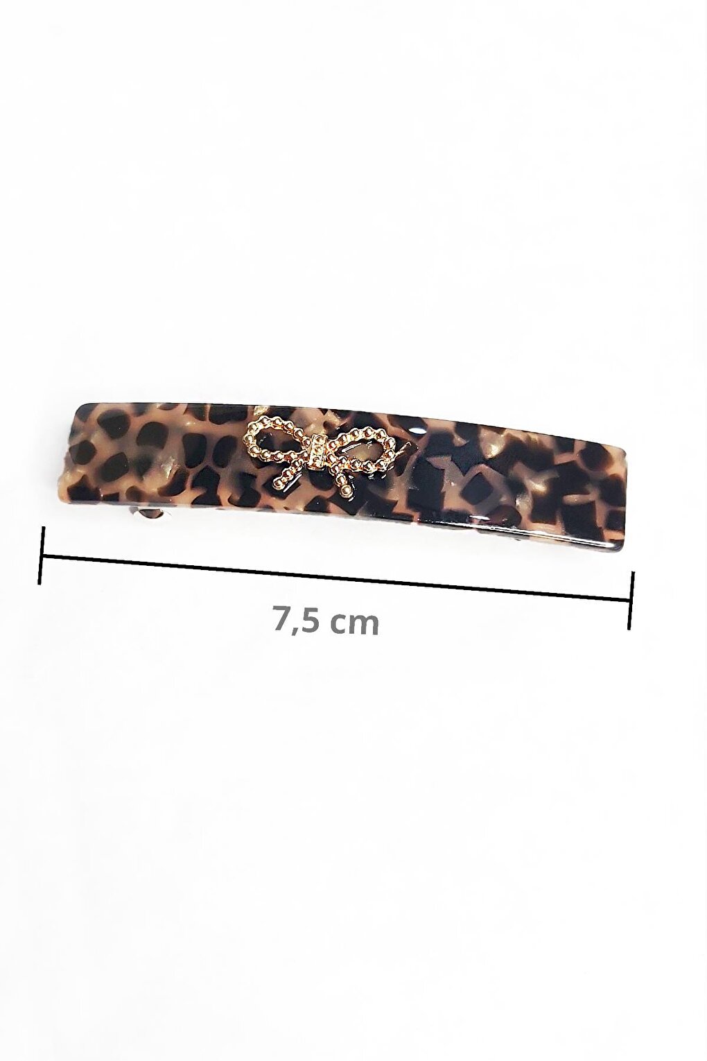 Bow Leopard Automatic Bow Buckle