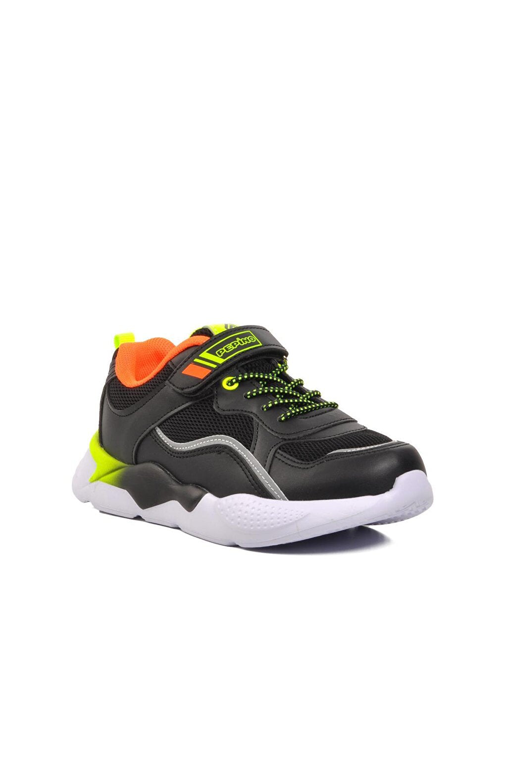 1424-F Black-Phosphorus Orange Children's Sports Shoes