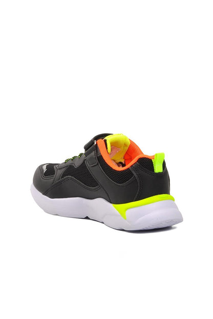 1424-F Black-Phosphorus Orange Children's Sports Shoes