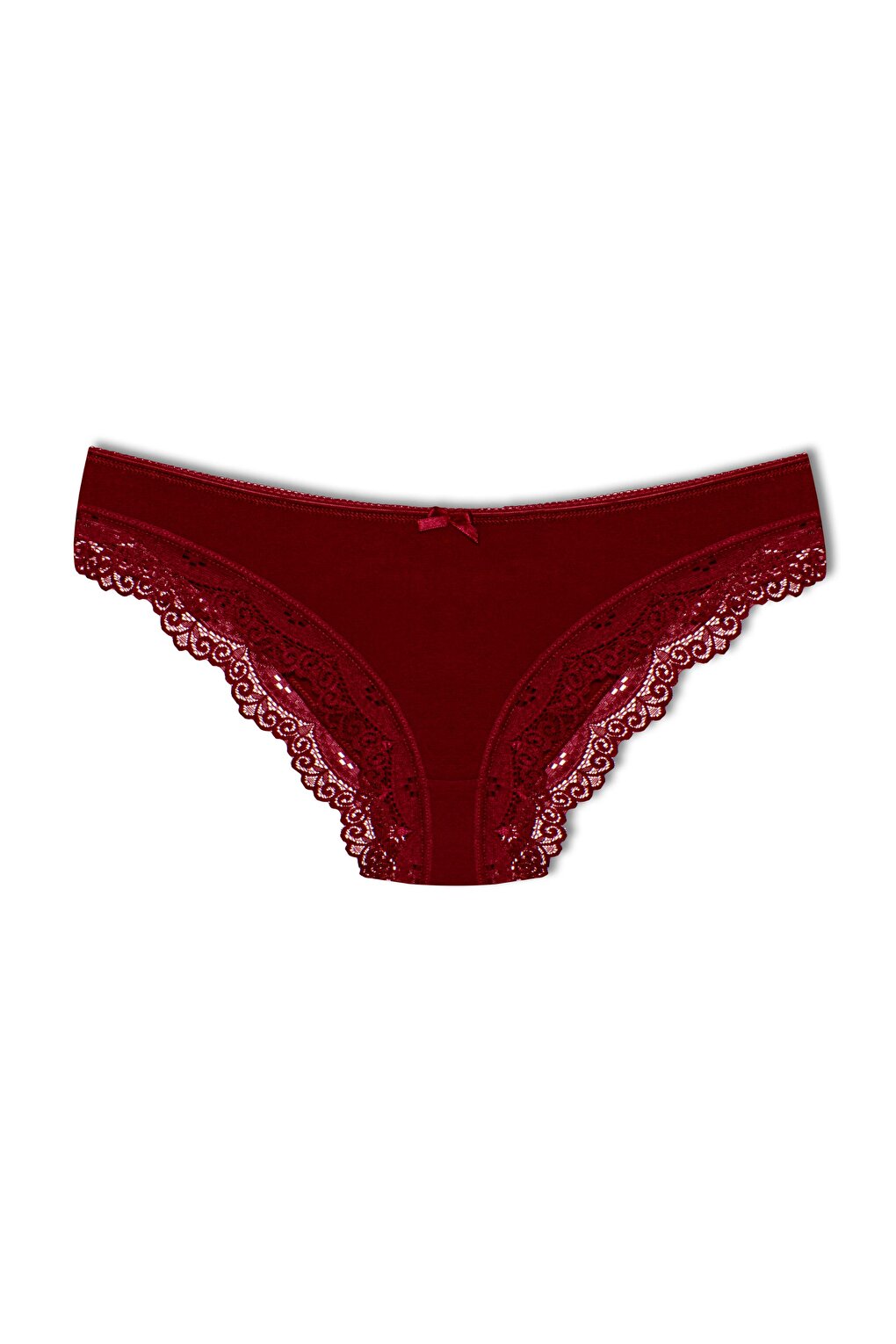 Cotton Low Waist Lace Basic Women's Panties 3-Piece