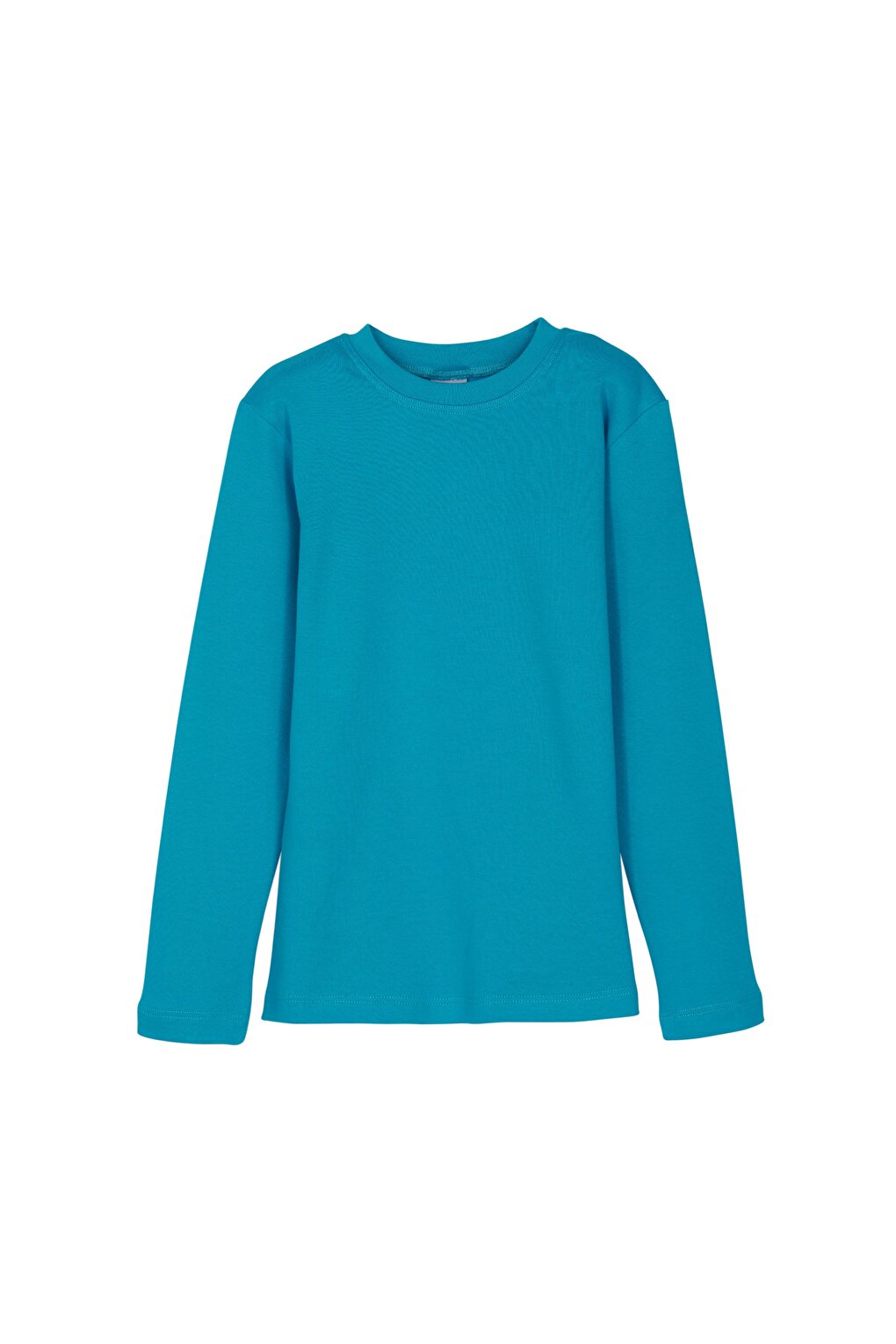 Dark Turquoise Unisex Crew Neck Long Sleeve T-Shirt