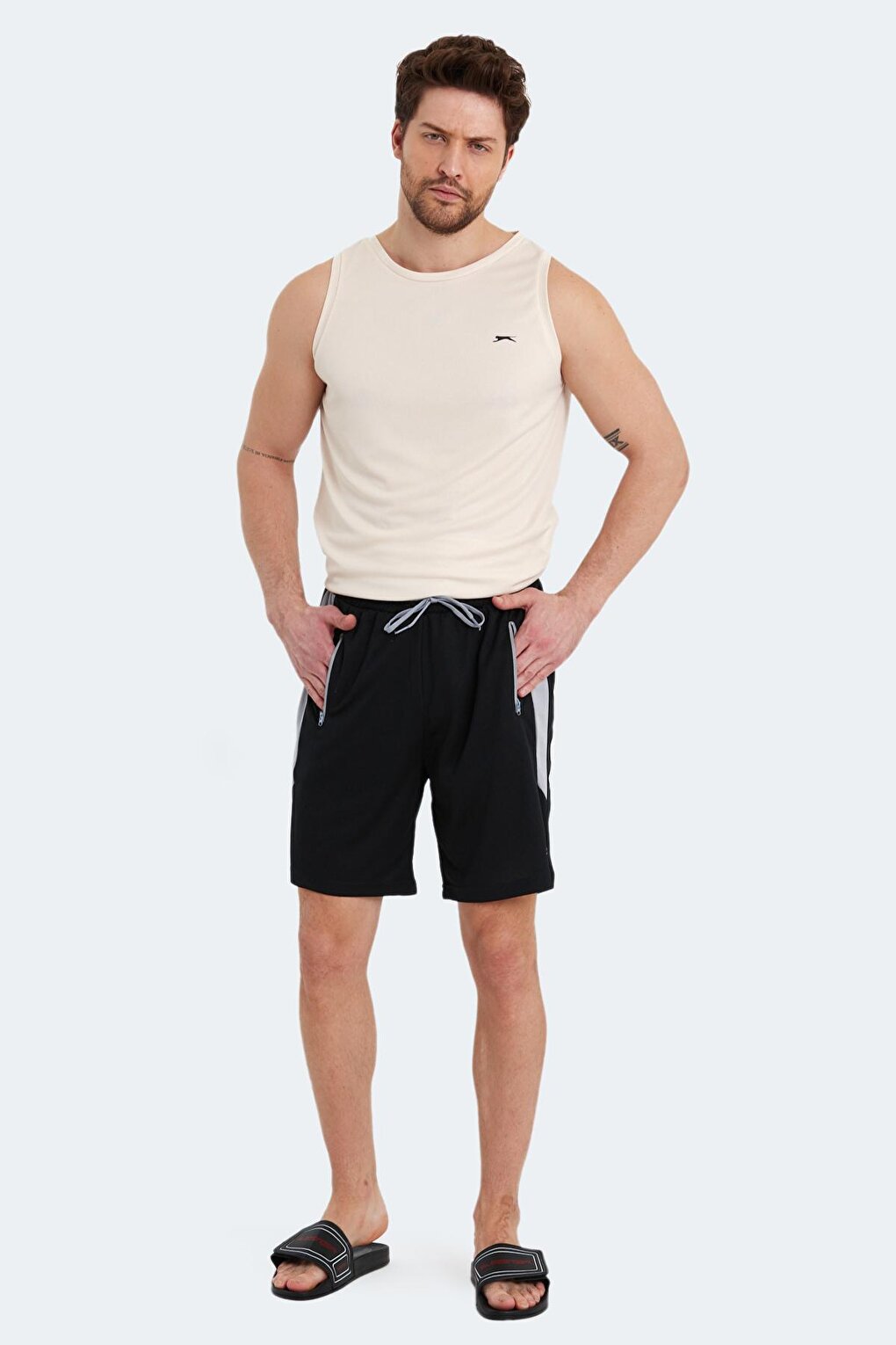 RAKESH Men's Shorts Black