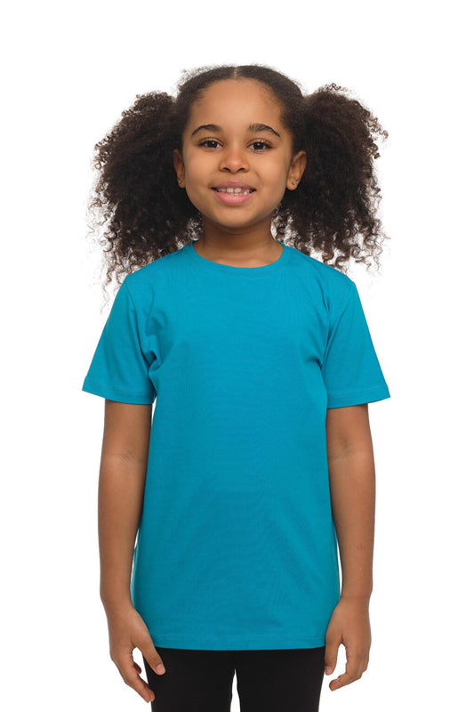 Dark Turquoise Unisex Crew Neck Short Sleeve T-Shirt