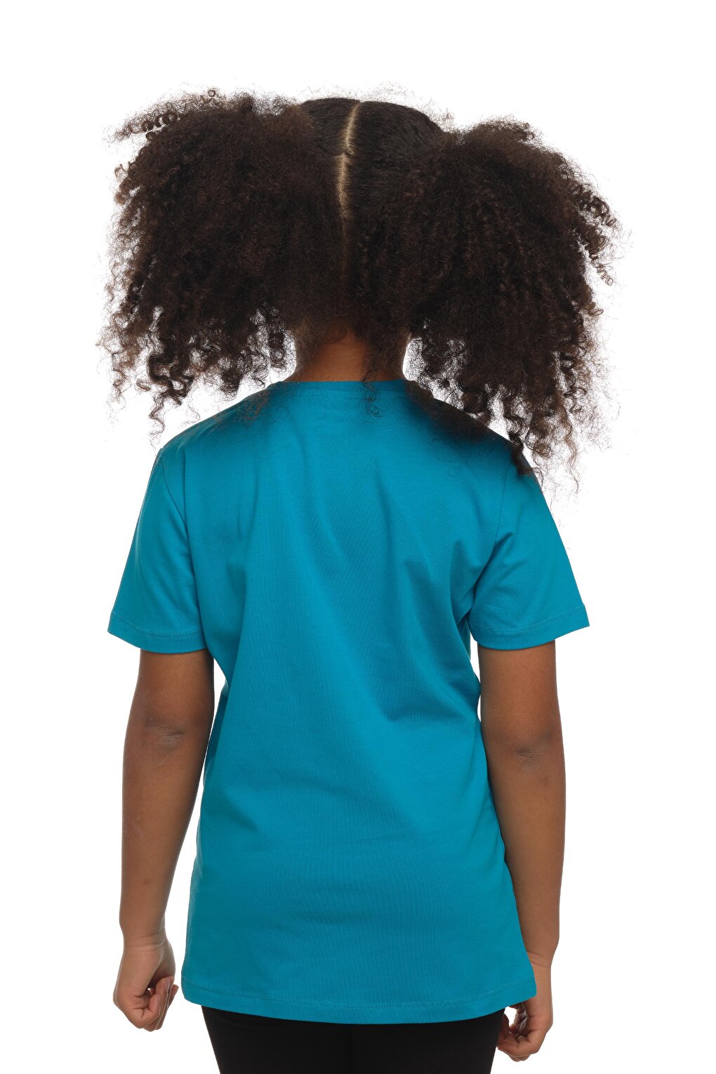 Dark Turquoise Unisex Crew Neck Short Sleeve T-Shirt