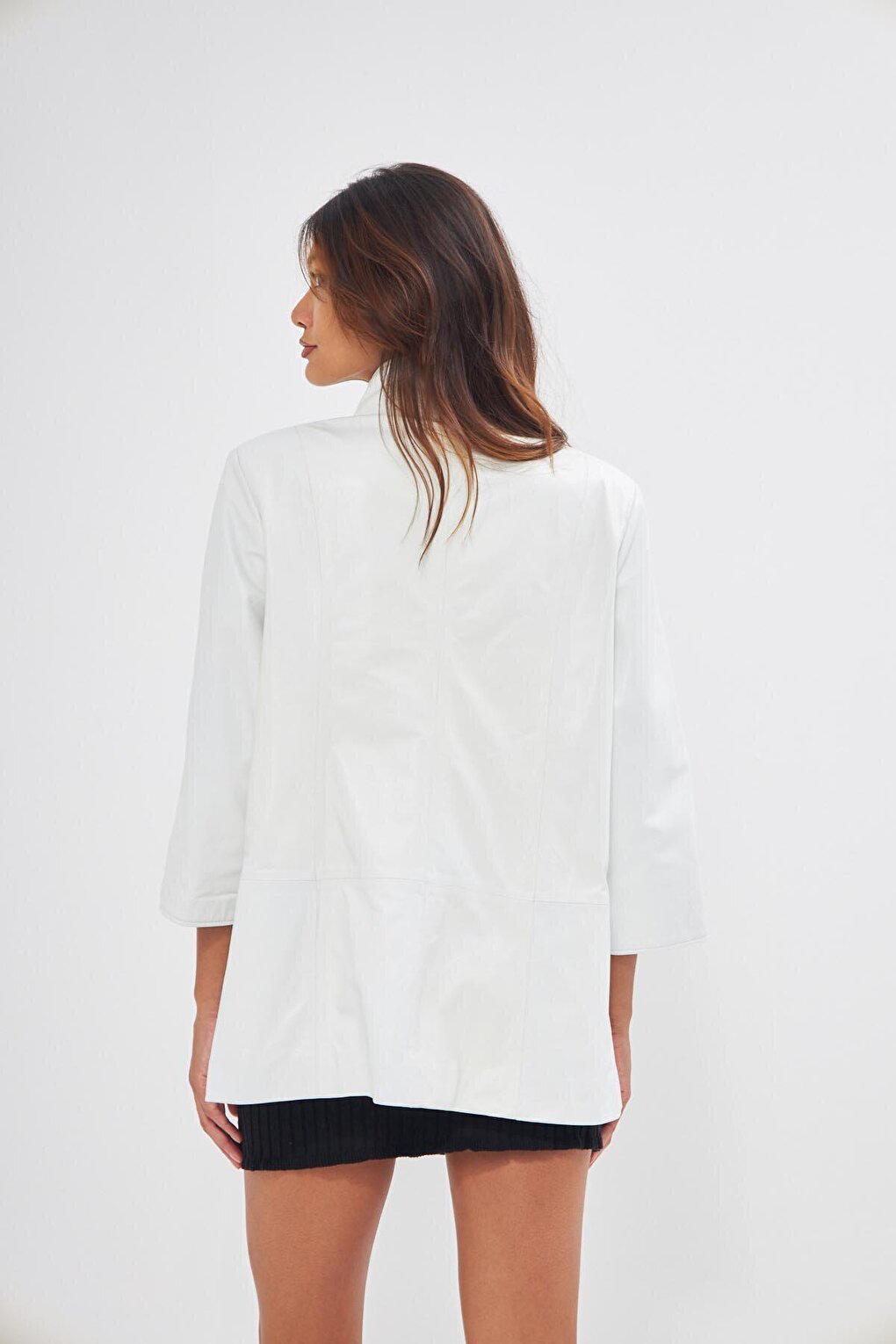 Women's White Genuine Lambskin Jacket