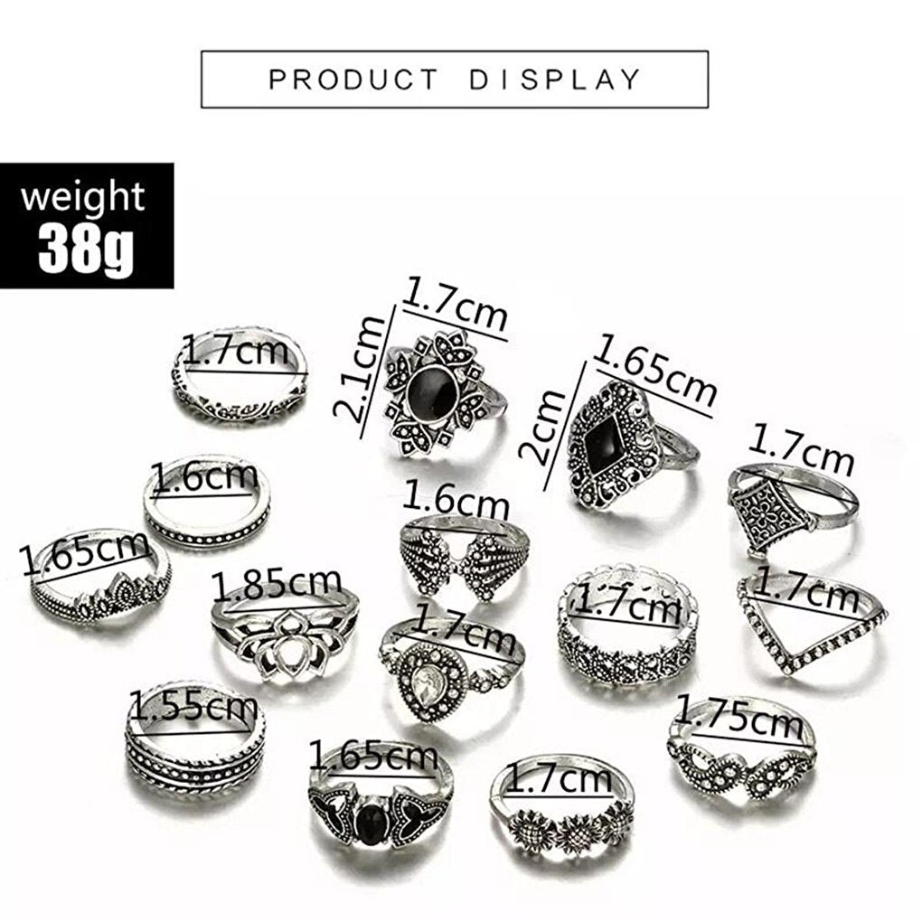 15 Piece Ring Set