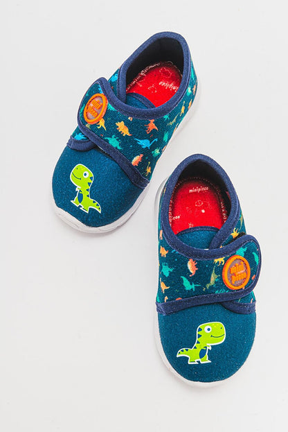 Unisex Kids Dino Anatomical Kids Slippers