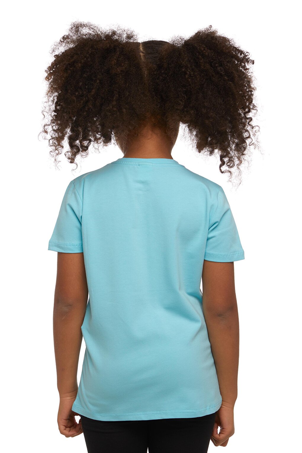 Cyan Unisex Crew Neck Short Sleeve T-Shirt