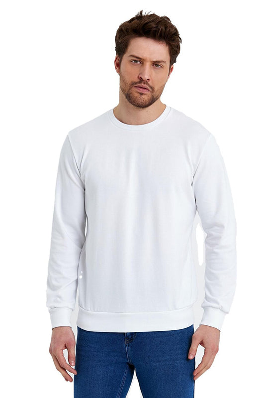 Crew Neck Basic Thin Men's Sweatshirt