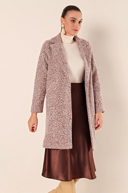 9082 Oversize Cashmere Coat - M. Brown