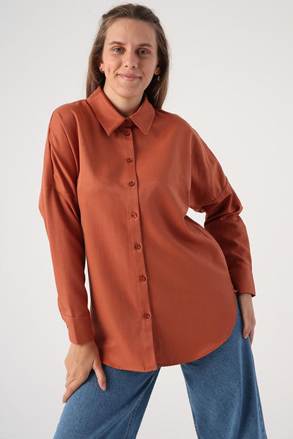 Soft Tile Oversize Basic Shirt