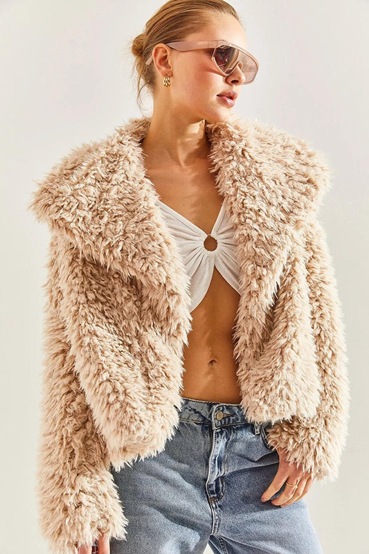 Women's Oversize Plush Coat