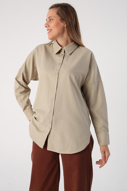 Taş01 Oversize Basic Shirt