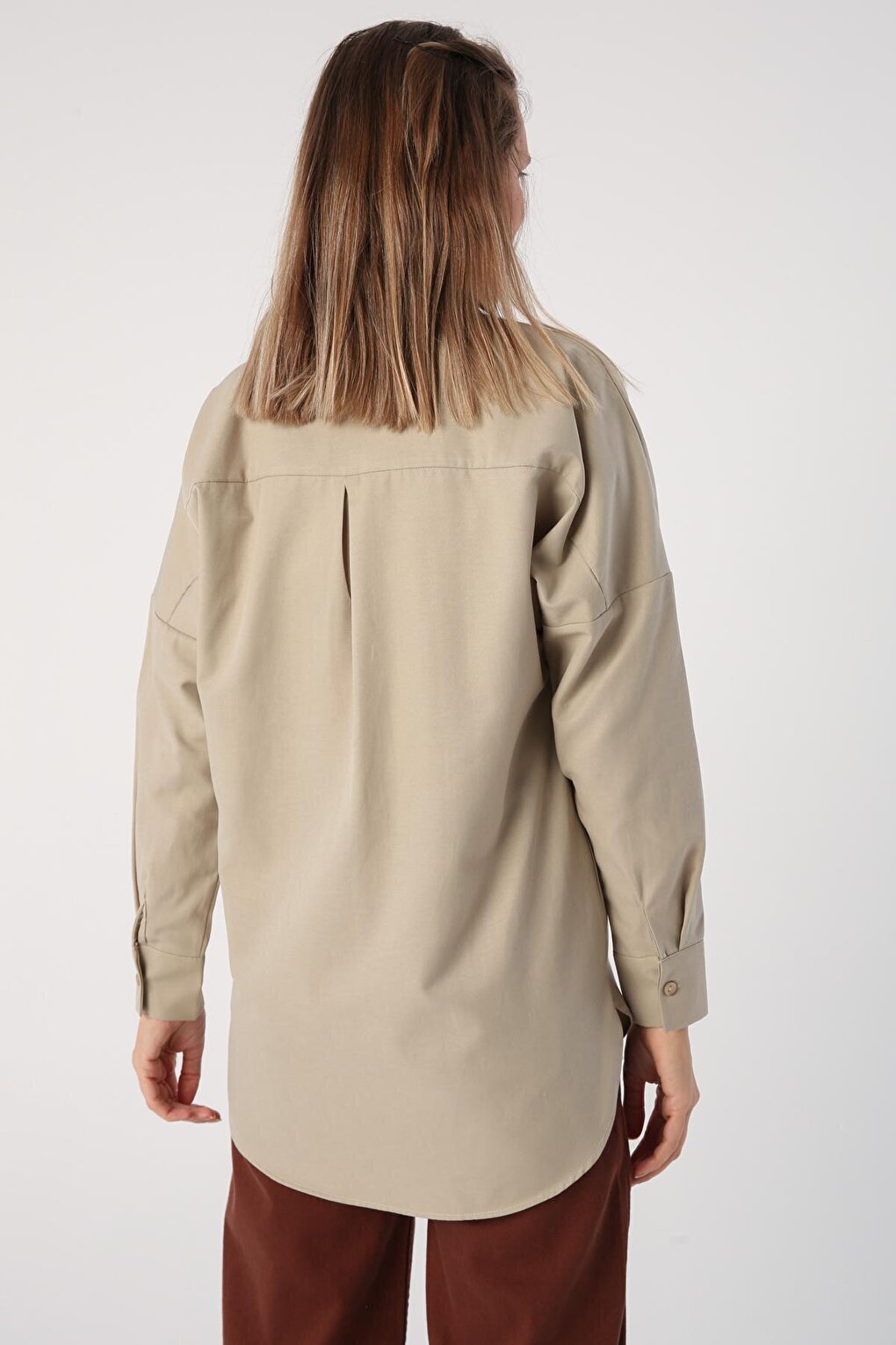 Taş01 Oversize Basic Shirt