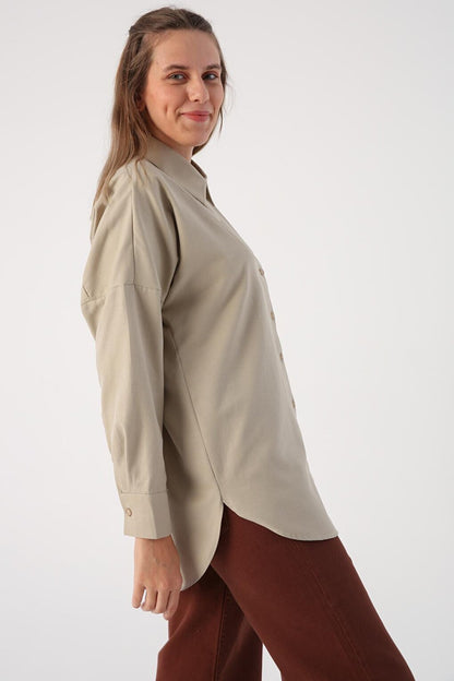 Taş01 Oversize Basic Shirt