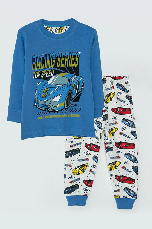 Car Printed Baby Boy Pajama Set