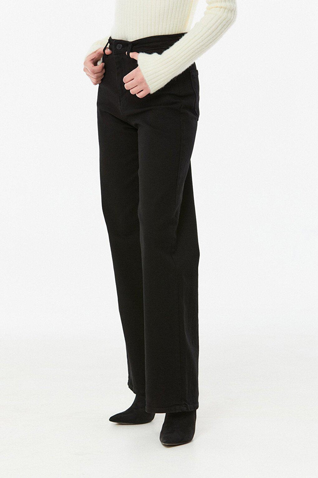 High Waist Palazzo Jean