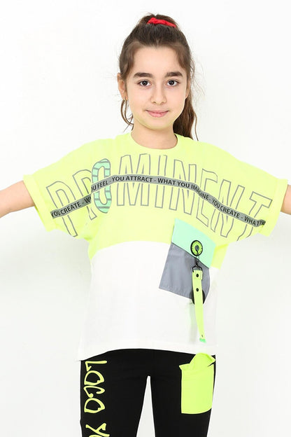 Girl Child Pocket T-Shirt 10-15 Years 14051