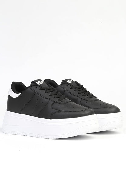 LC-31100-Black White-Women's Sneakers