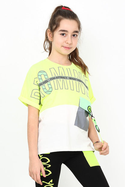 Girl Child Pocket T-Shirt 10-15 Years 14051