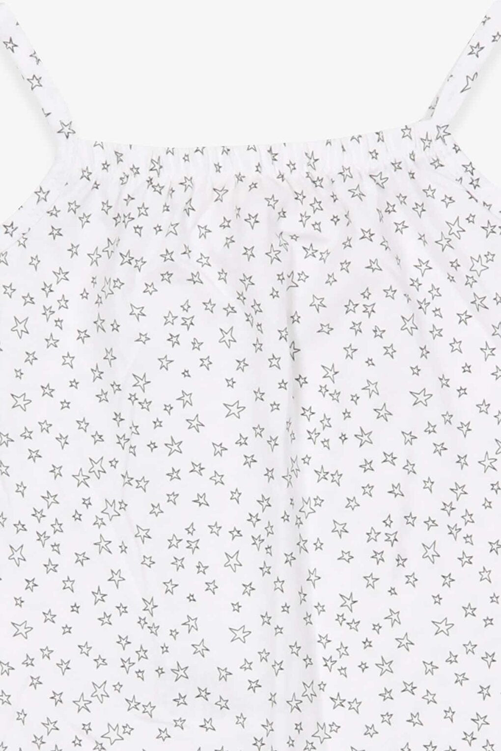 Girl's Jumpsuit Star Patterned White (4-9 Years)