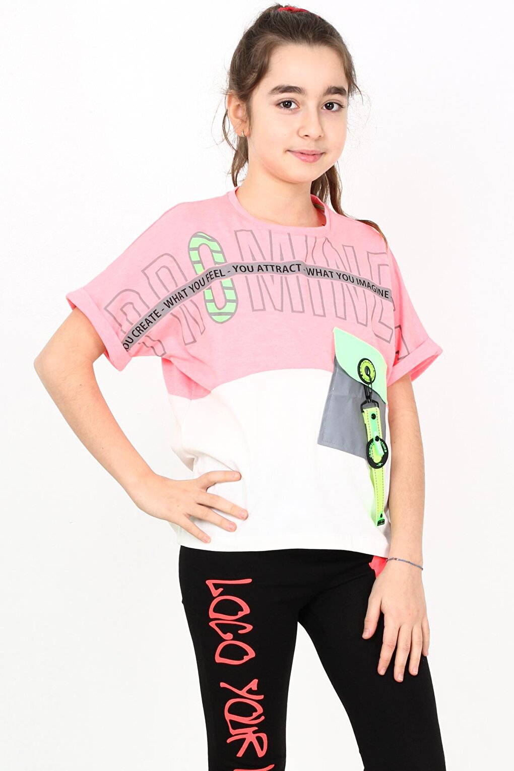 Girl Child Pocket T-Shirt 10-15 Years 14051