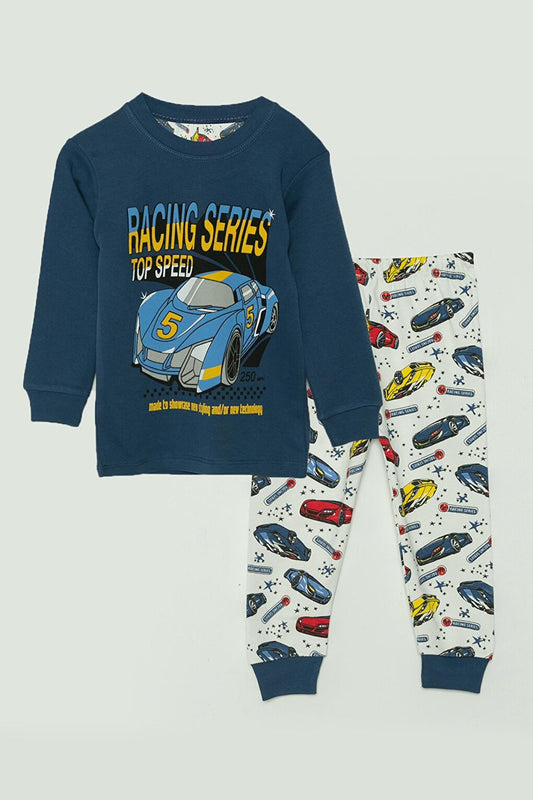 Car Printed Baby Boy Pajama Set