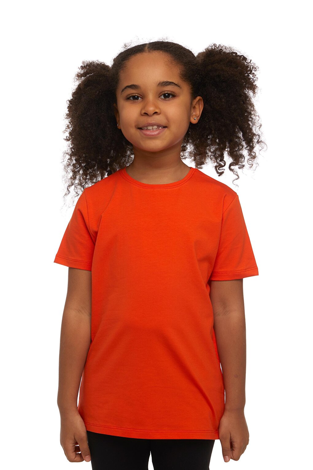 Orange Unisex Crew Neck Short Sleeve T-Shirt