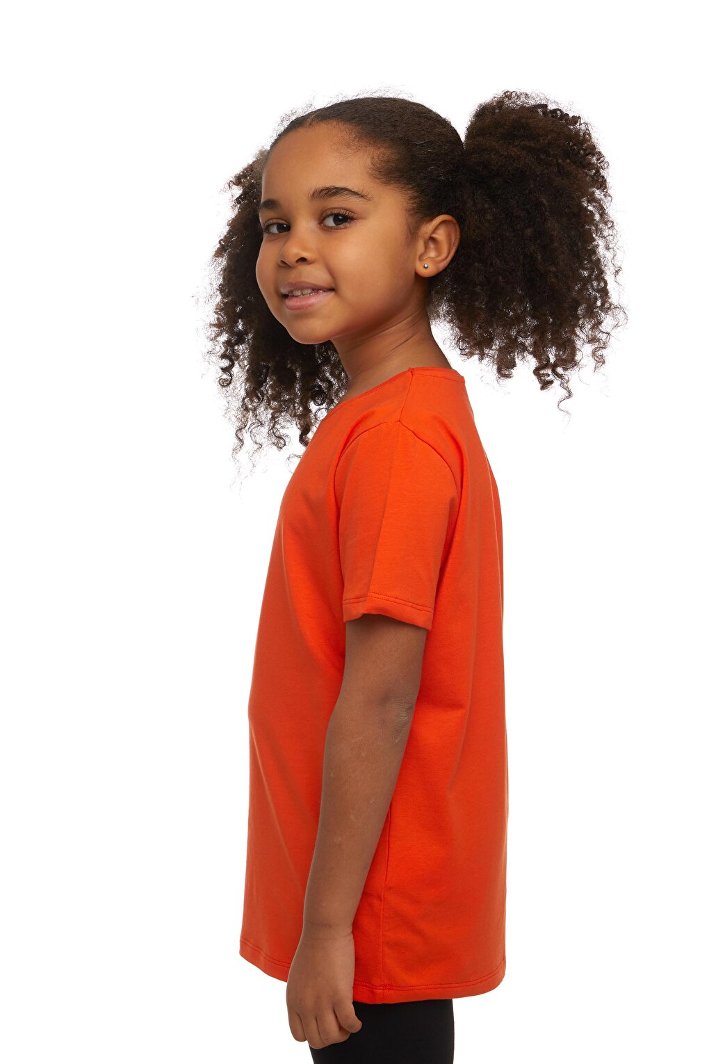 Orange Unisex Crew Neck Short Sleeve T-Shirt