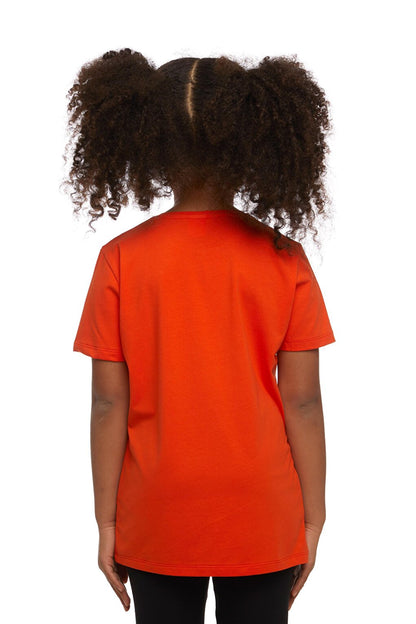 Orange Unisex Crew Neck Short Sleeve T-Shirt