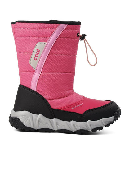 Molina-F Fuchsia Fleece Girls Snow Boots