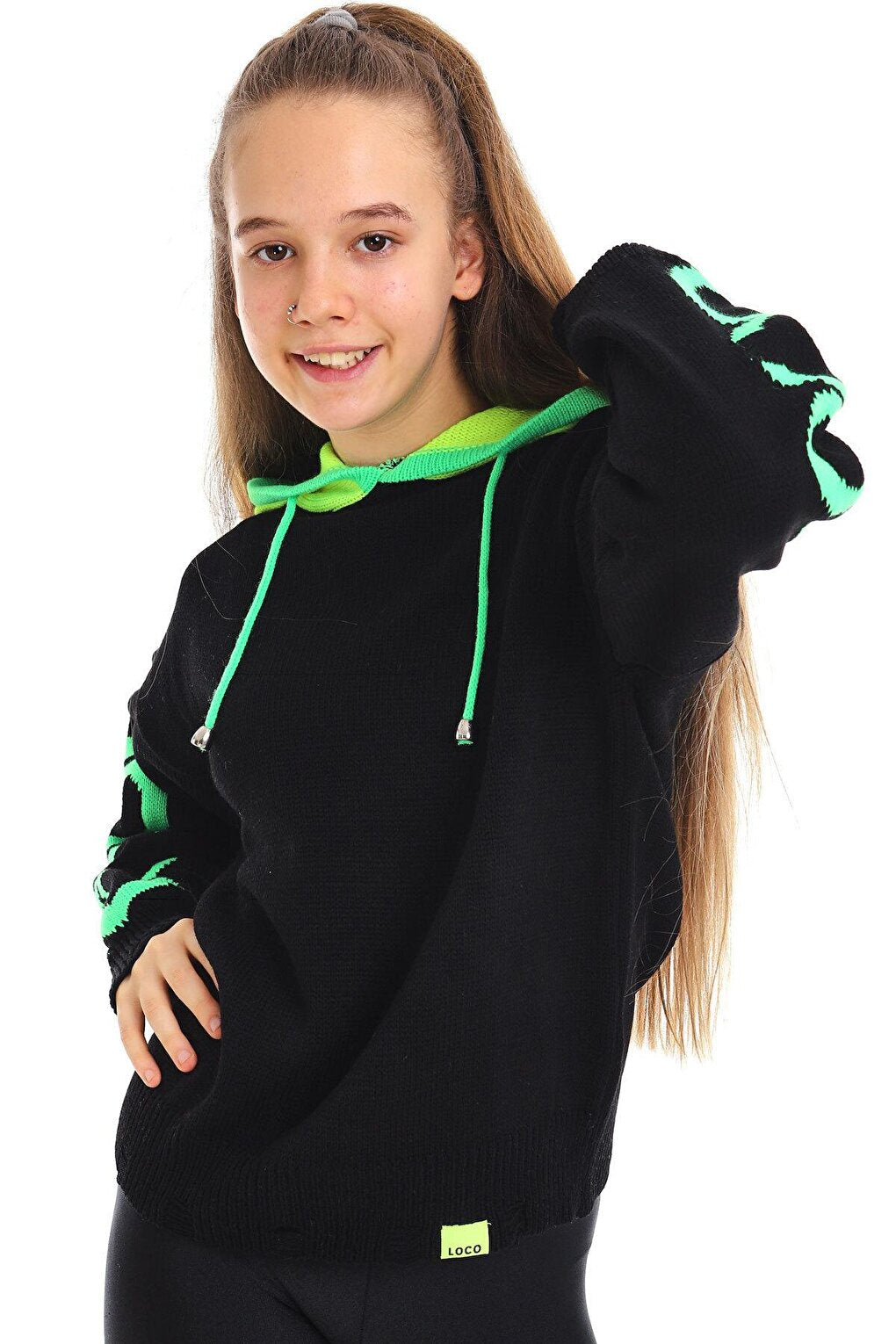 Girl's Knitted Knitwear Sweatshirt 10-15 Years 14049