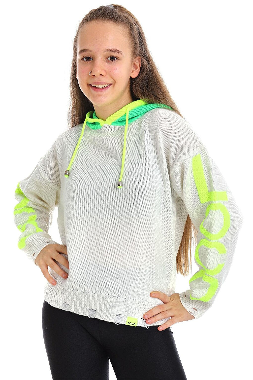 Girl's Knitted Knitwear Sweatshirt 10-15 Years 14049