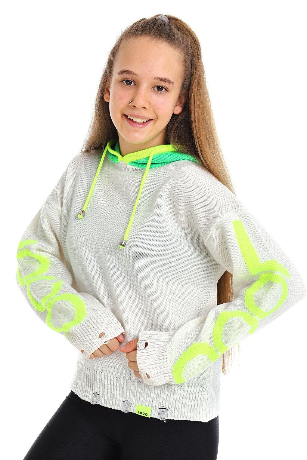 Girl's Knitted Knitwear Sweatshirt 10-15 Years 14049