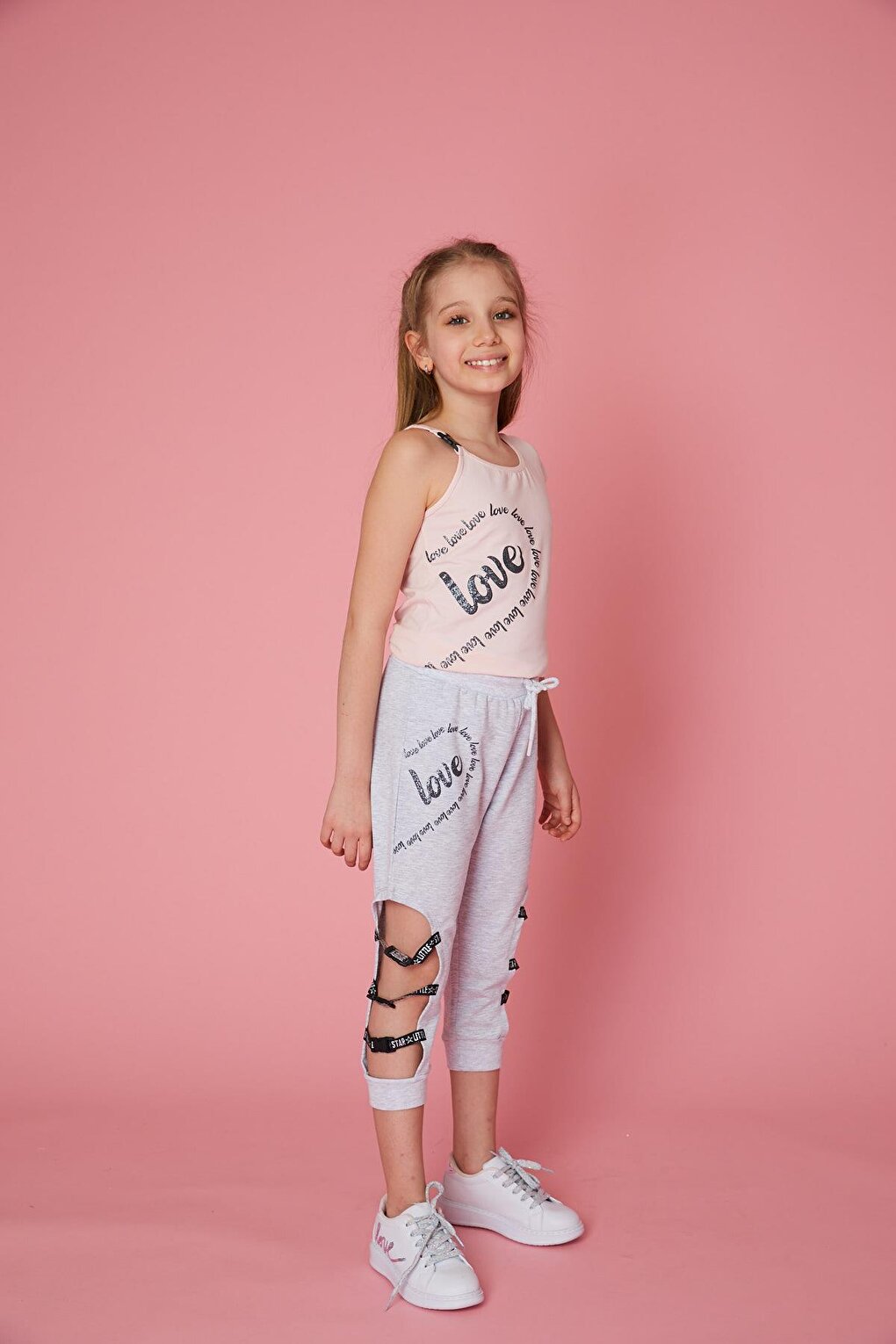 Girl's Strappy Love T-Shirt