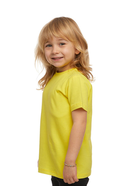 Highlighter Yellow Unisex Crew Neck Short Sleeve T-Shirt