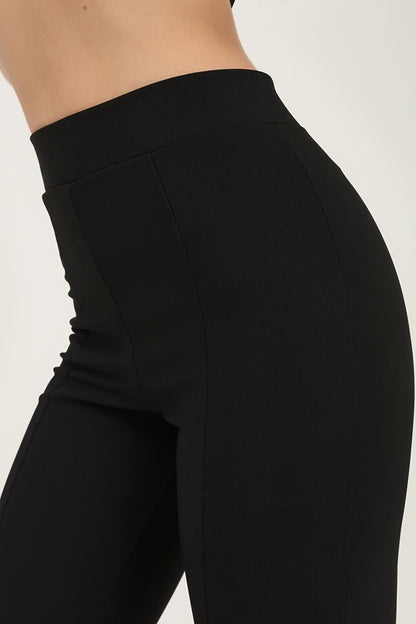 Slit Leg Trousers Black