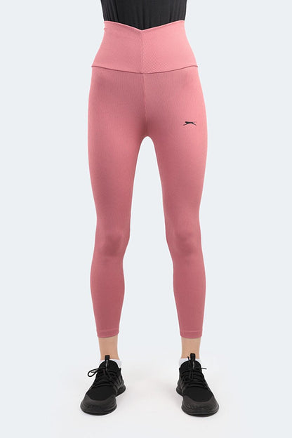 PRANAV Women's Fitness Tights Rose