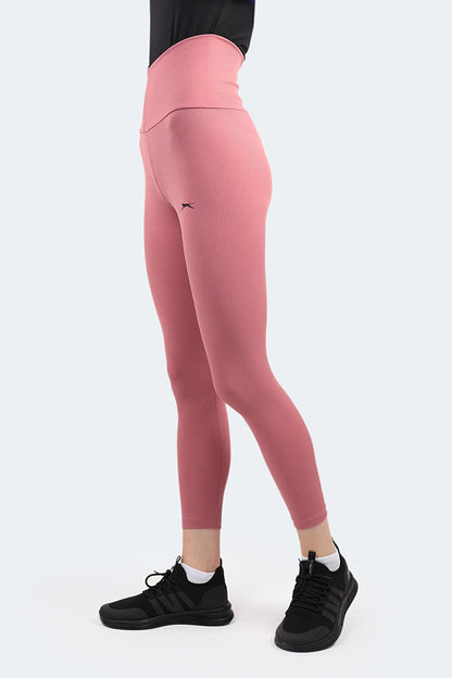 PRANAV Women's Fitness Tights Rose