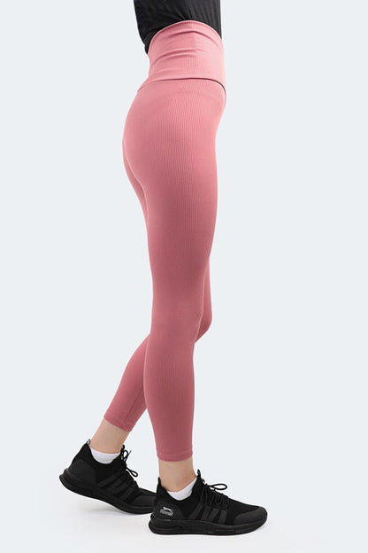 PRANAV Women's Fitness Tights Rose