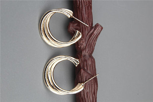 Spiral Hoop Earrings