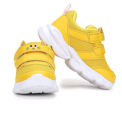 Caty Lighted Velcro Girls/Boys Sneakers