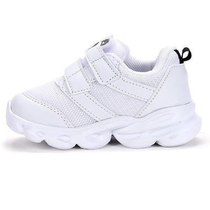 Caty Lighted Velcro Girls/Boys Sneakers